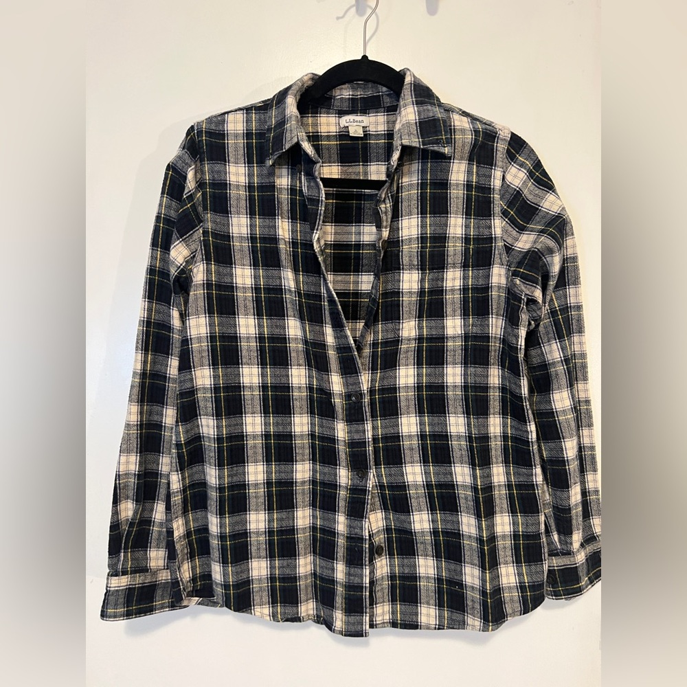 LL Bean flannel button up